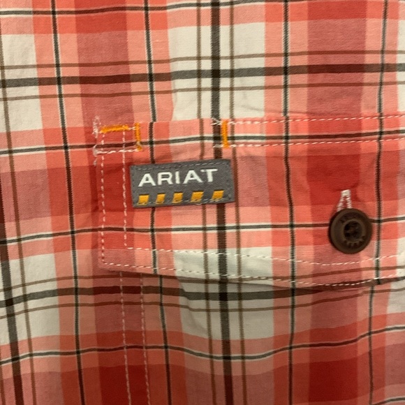 Women's Ariat Rebar LS Western Shirt - Size XXL with Camp Sleeves - Picture 4 of 9